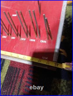 Vintage 1940s Bonney Tools Advertising Hardware Store Display Wrench Rack Wood