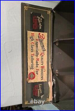 Vintage 1940s Bruner Woolens Advertising Store Salesman Display Box
