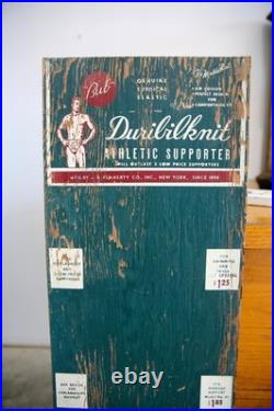 Vintage 1940s Mens Underwear Jockstrap Athletic Supporter Store Display Sign
