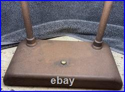 Vintage 1940s Sheaffer's Pen Store Display Lighted Advertising Metal Desk Lamp