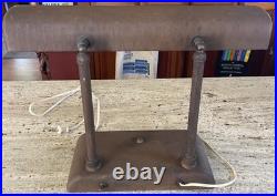 Vintage 1940s Sheaffer's Pen Store Display Lighted Advertising Metal Desk Lamp