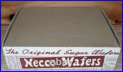 Vintage 1949-50 NECCO Wafers Store Display Advertising Sign Rare