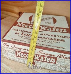 Vintage 1949-50 NECCO Wafers Store Display Advertising Sign Rare