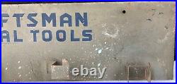 Vintage 1950's CRAFTSMAN FLORAL TOOLS Metal Rack Sign Store Display