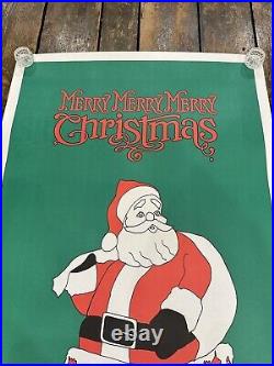 Vintage 1950's Christmas Advertisement Poster From 5 & 10 Store NOS