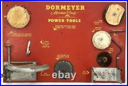 Vintage 1950's DORMEYER Matched Craft Power Tools Advertising Display 24x 16