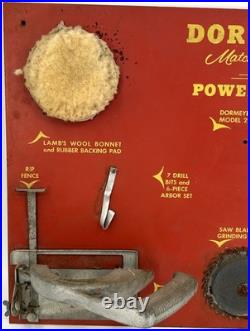 Vintage 1950's DORMEYER Matched Craft Power Tools Advertising Display 24x 16