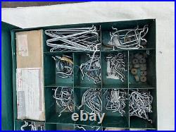 Vintage 1950's Handy Hook Fixtures Store Display Cabinet / Case With Display Card