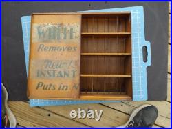 Vintage 1950's Instant RITZ Dye Store Display Advertising Metal Cabinet