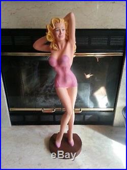 Vintage 1950's Jayne Mansfield French Store Countertop Display Mannequin