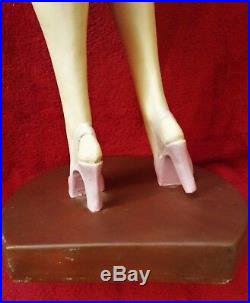Vintage 1950's Jayne Mansfield French Store Countertop Display Mannequin
