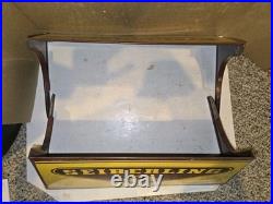 Vintage 1950's Seiberling Tire Retail Auto Store Display Rack Stand Holder Sign