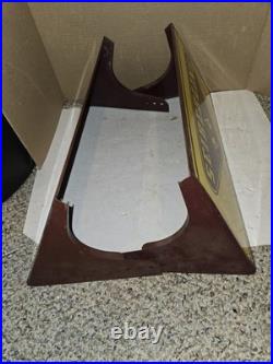 Vintage 1950's Seiberling Tire Retail Auto Store Display Rack Stand Holder Sign