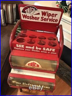 Vintage 1950's Trico Windshield Wiper Blade Store Display Rack