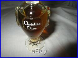 Vintage 1950s/60s Christian Dior MISS DIOR Perfume in Baccarat 4 1/2