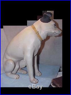 Vintage 1950s GLASS EYED RCA Victor NIPPER DOG 16 Store Display