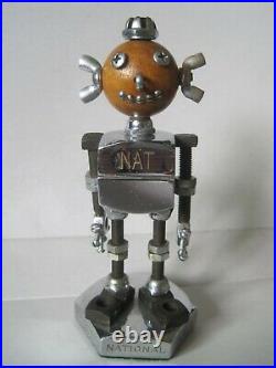 Vintage 1950s NAT National Screw Manufacture Company Advertising Robot Promo