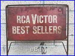 Vintage 1950s RCA Victor Store Display Wire Record Rack