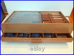Vintage 1950s Shaeffer Pen Pencil Leads Erasers Display Case Full of Old Stock