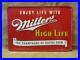 Vintage-1953-Embossed-Miller-High-Life-Beer-Sign-Antique-Brewery-RARE-9951-01-eyhd