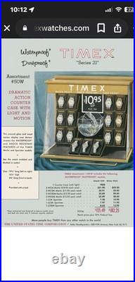 Vintage 1956 Times Series 21Dramatic Action Counter Case withlight & Motion
