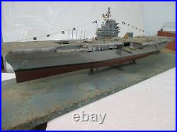 Vintage 1957 Revell USS Essex Model Kit Store Display Aircraft Carrier
