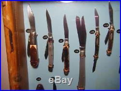 Vintage 1960's 1970's American Knife Company Sabre Pocket Knife Store Display 21