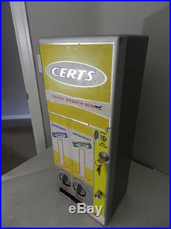 Vintage 1960's Certs Breath Mints Vending Machine- Vintage Vending Machine-rare