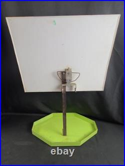 Vintage 1960's DERUSTO Paint Panel-Nu Tin Metal Advertising Sign Store Display