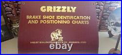 Vintage 1960's Original Grizzly Brake Catalog Store Counter Display (MAREMONT)
