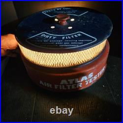 Vintage 1960s ATLAS Air Filter Tester Tool Light Up advertising display