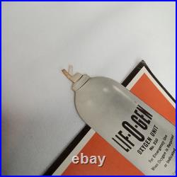 Vintage 1960s Allied Health Lif-O-Gen Emergency Oxygen Pharmacy Store Display