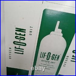 Vintage 1960s Allied Health Lif-O-Gen Emergency Oxygen Pharmacy Store Display