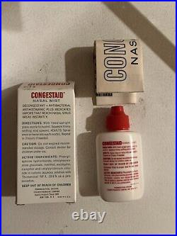 Vintage 1960s Congestaid Nasal Mist Store Counter Display Colgate-Palmolive NOS