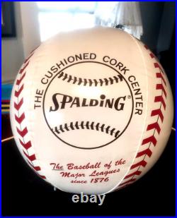 Vintage 1960s Spalding Major League Baseball Inflatable 22 Inch Store Display