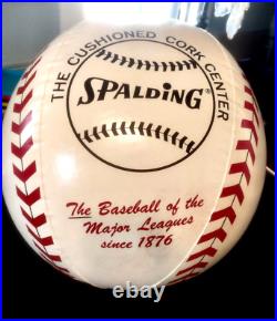 Vintage 1960s Spalding Major League Baseball Inflatable 22 Inch Store Display