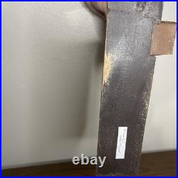 Vintage 1960s Wolverine Skinjins Moccasins Store Display Wood Totem Advertising