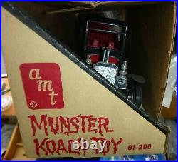 Vintage 1964 Amt 91-201 Munsters Koach Plastic Toy In Original Store Display Box