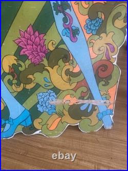 Vintage 1970s Blonde Mod Girl Pop Art Board 58 Life Size Store Display Stabney