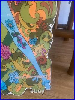 Vintage 1970s Blonde Mod Girl Pop Art Board 58 Life Size Store Display Stabney