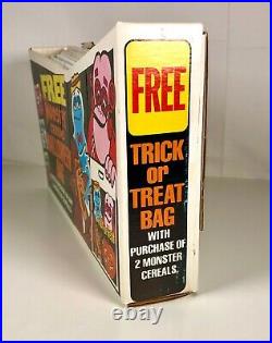 Vintage 1970s General Mills Monster Cereal Halloween Store Display Franken Berry