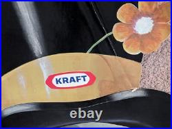 Vintage 1970s Kraft foods Wonderflex Circus Clown 45x 21 Advertisement