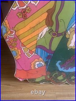 Vintage 1970s Psychedelic Pop Art Board 60 Life Size Mod Store Display Stabney