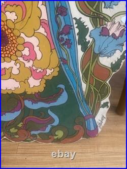 Vintage 1970s Psychedelic Pop Art Board 60 Life Size Mod Store Display Stabney