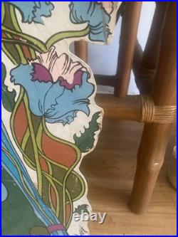 Vintage 1970s Psychedelic Pop Art Board 60 Life Size Mod Store Display Stabney