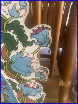Vintage 1970s Psychedelic Pop Art Board 60 Life Size Mod Store Display Stabney