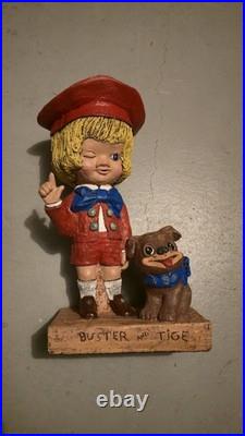 Vintage 1972 Buster Brown & Tige 18 Store Display Statue And Dealer Sign