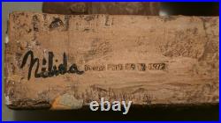 Vintage 1972 Buster Brown & Tige 18 Store Display Statue And Dealer Sign