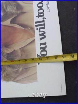 Vintage 1977 Farrah Fawcett Loves Wella Hair Product Store Display Standee Ad