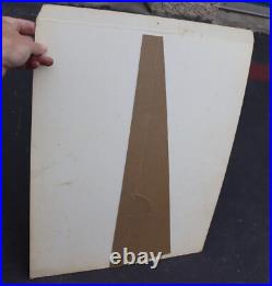 Vintage 1977 Farrah Fawcett Loves Wella Hair Product Store Display Standee Ad